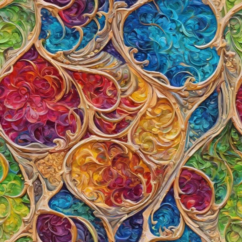 Close-up of the print