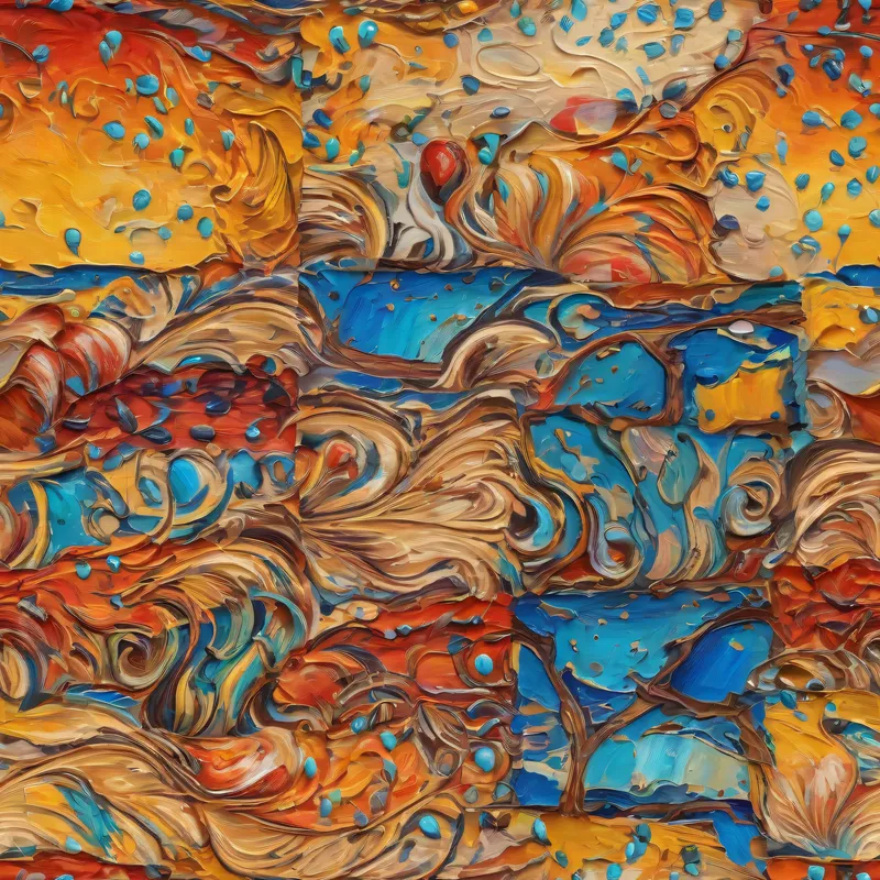 Close-up of the print