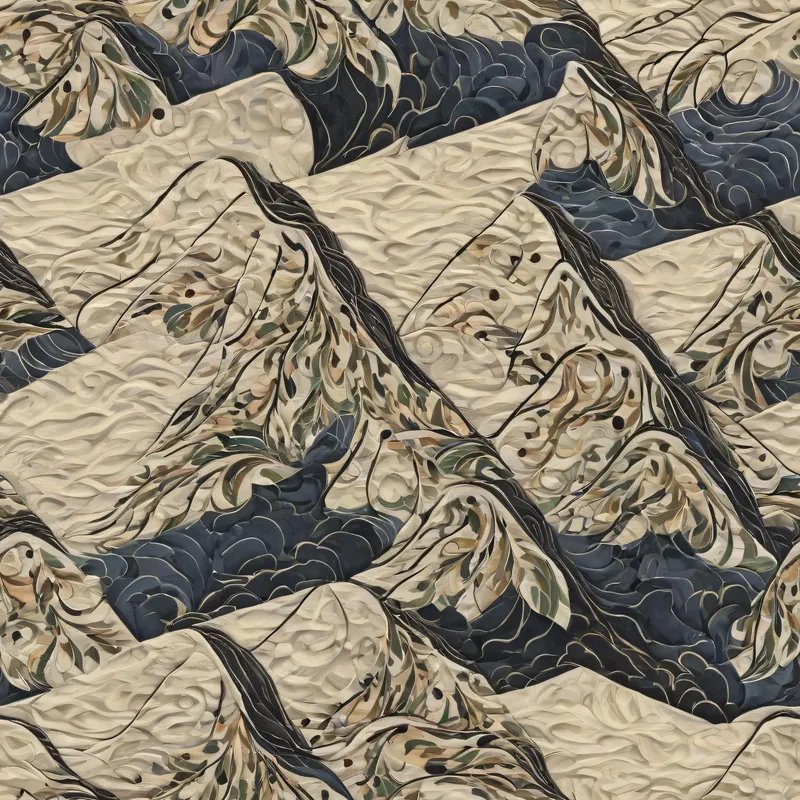 Close-up of the print