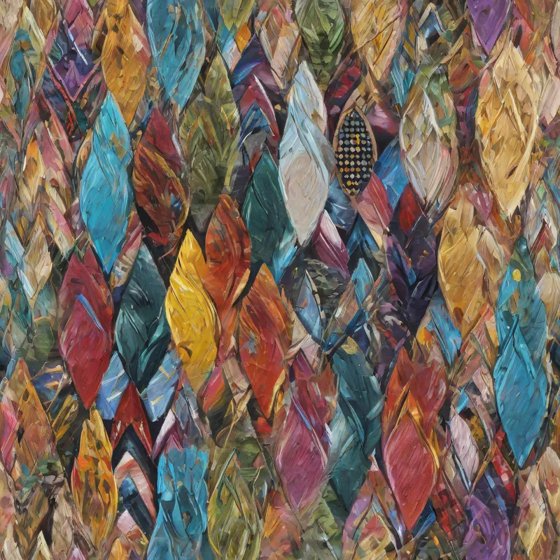Close-up of the print
