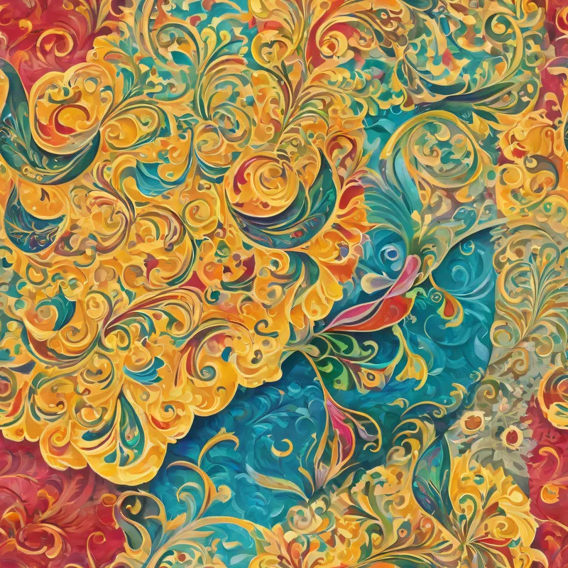 Close-up of the print