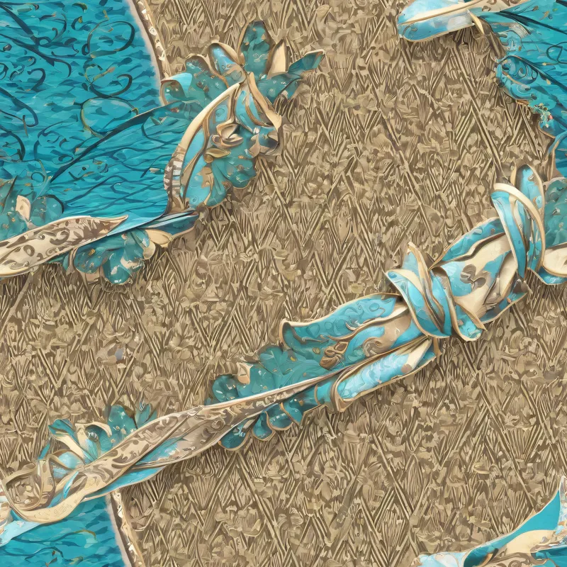 Close-up of the print