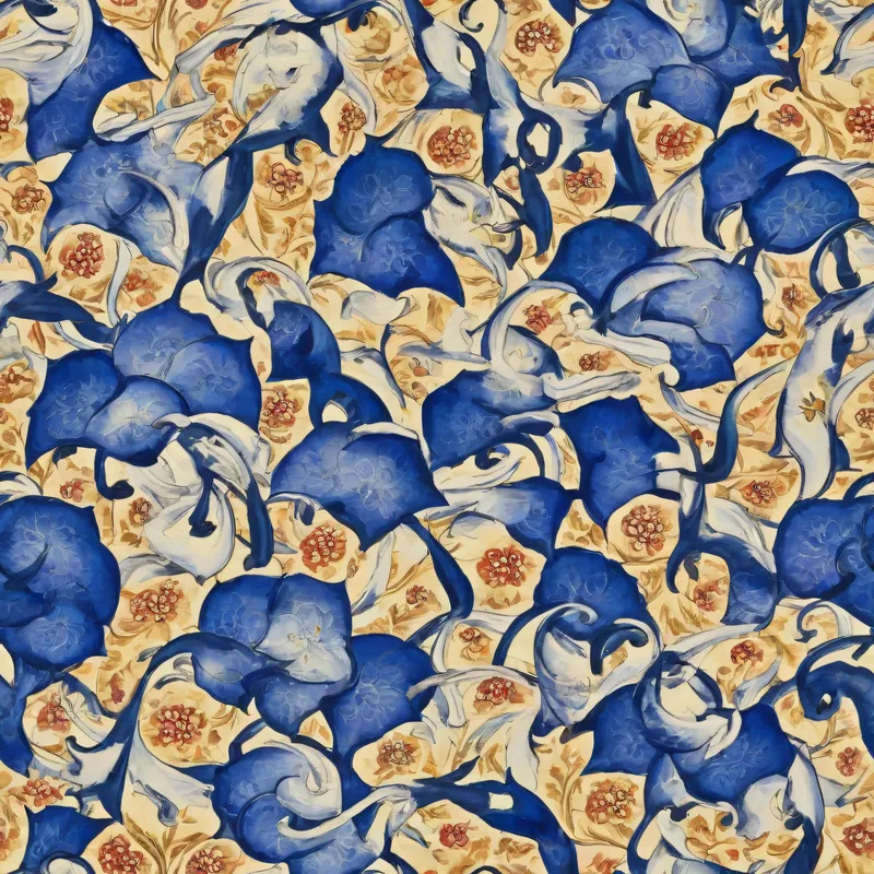 Close-up of the print