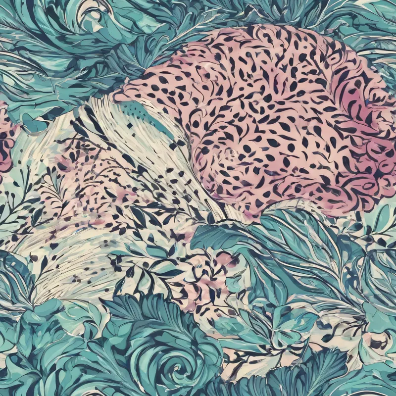 Close-up of the print