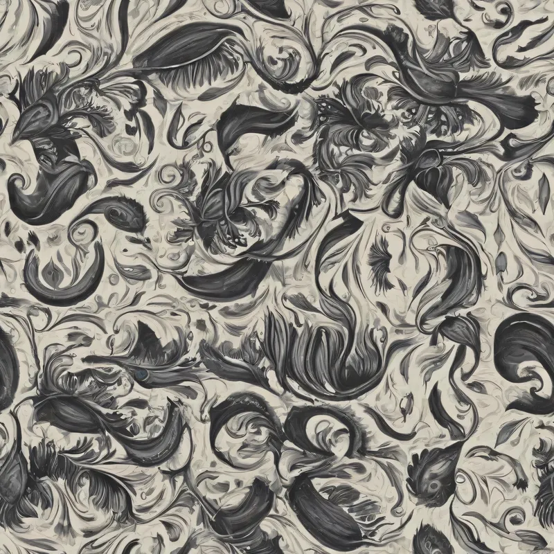 Close-up of the print