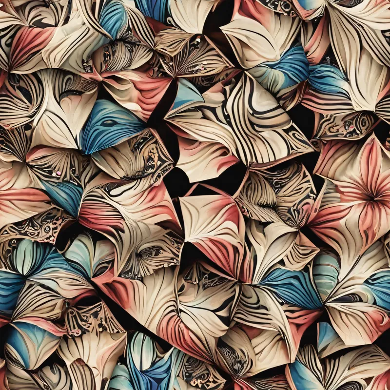Close-up of the print