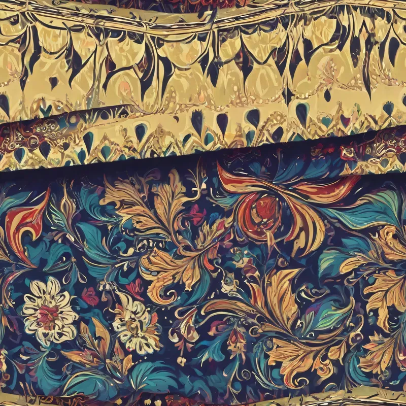 Close-up of the print