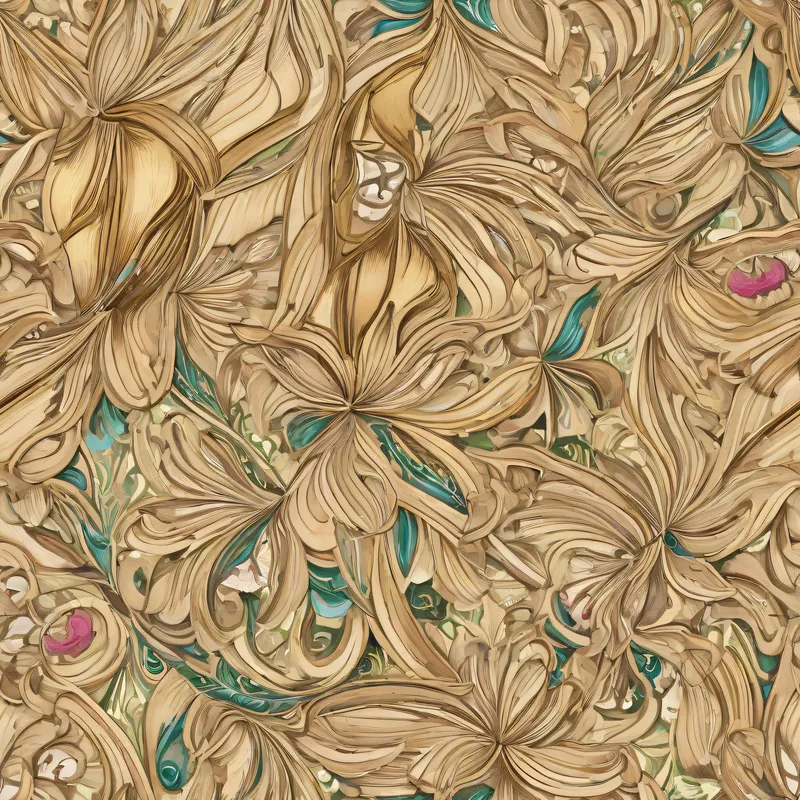 Close-up of the print