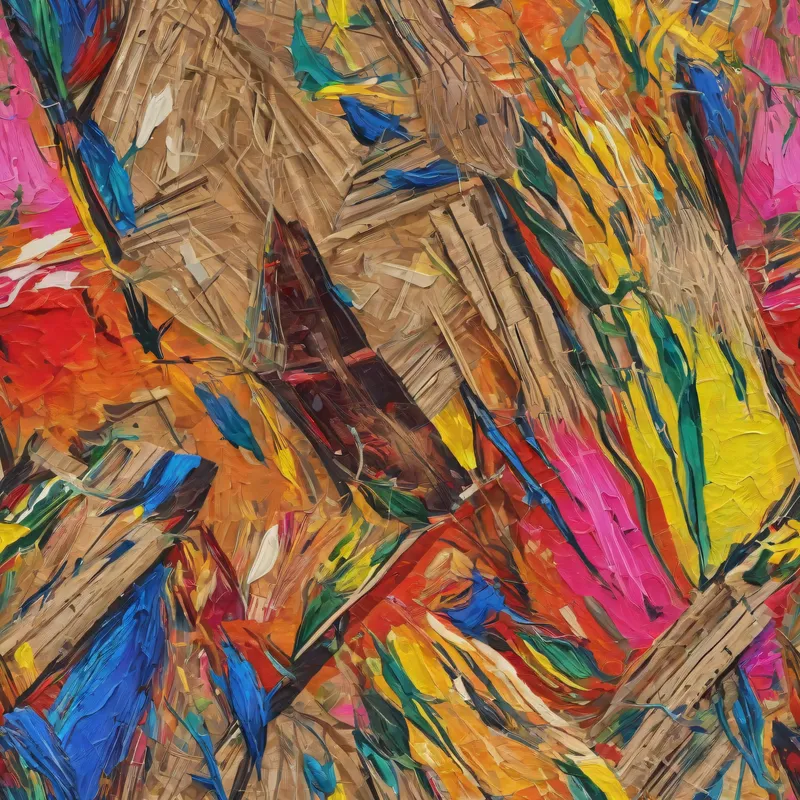 Close-up of the print