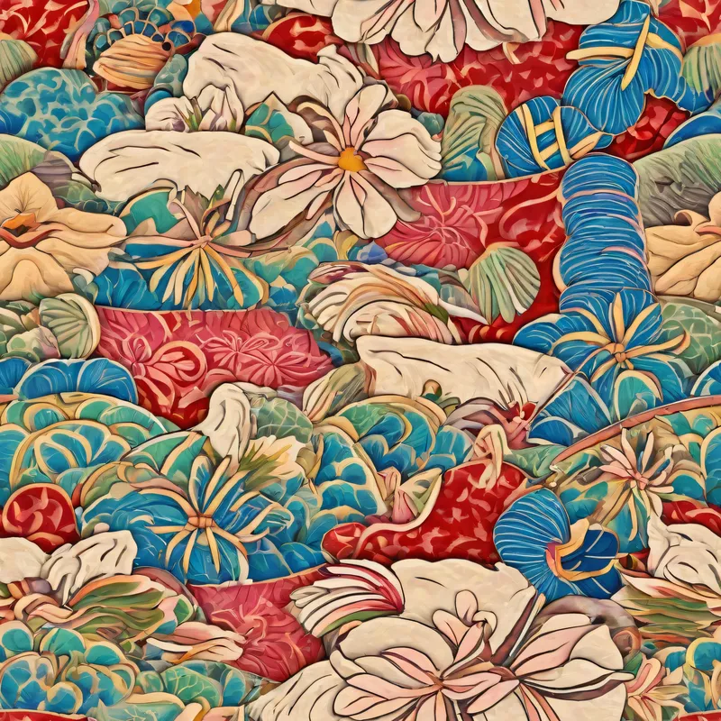 Close-up of the print