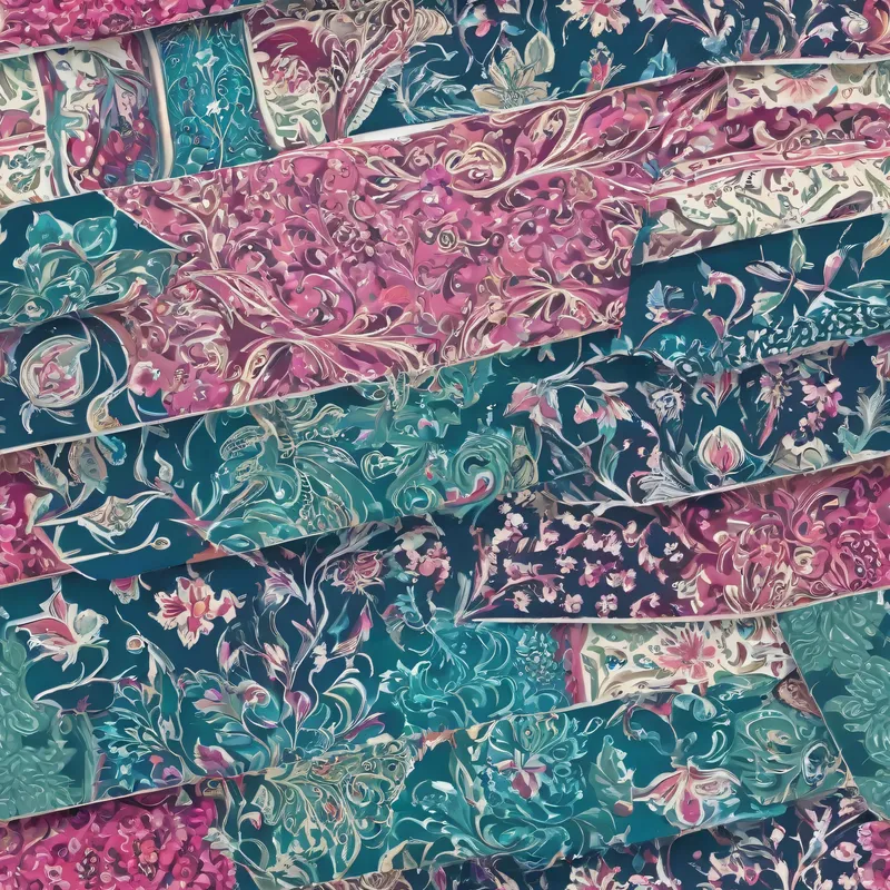 Close-up of the print