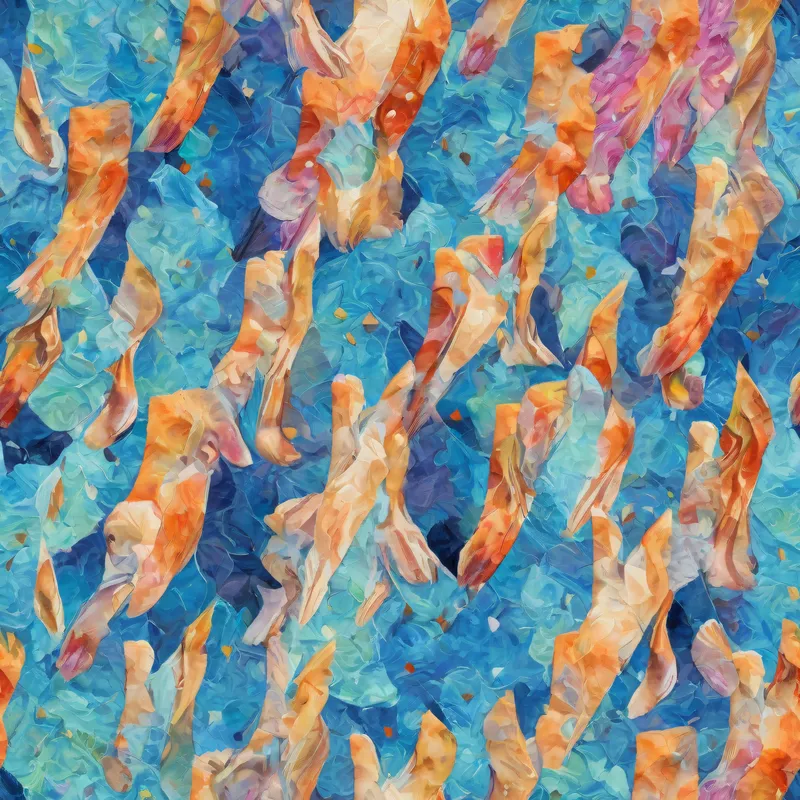 Close-up of the print