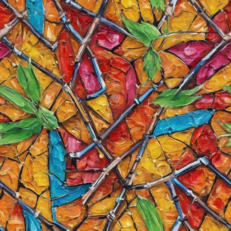 Close-up of the print