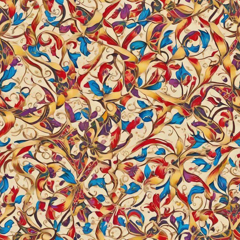 Close-up of the print