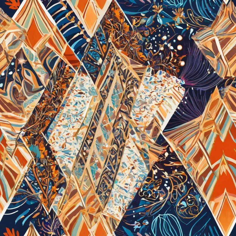 Close-up of the print