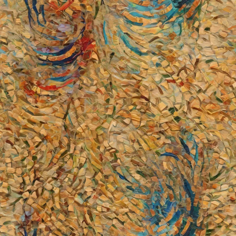 Close-up of the print