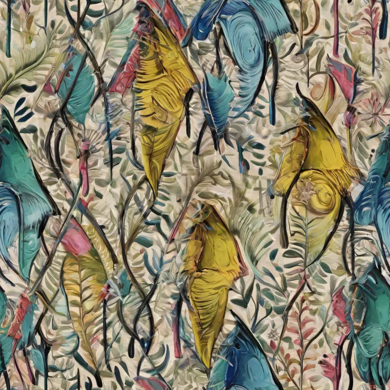 Close-up of the print