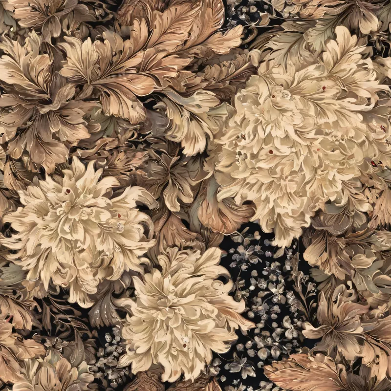 Close-up of the print