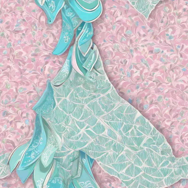 Close-up of the print