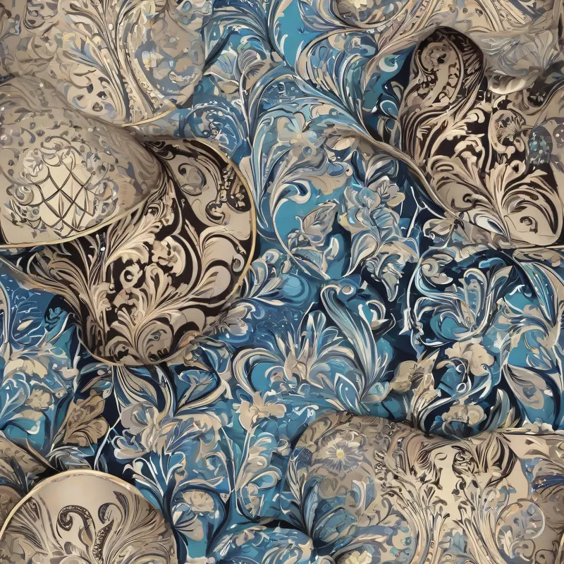 Close-up of the print