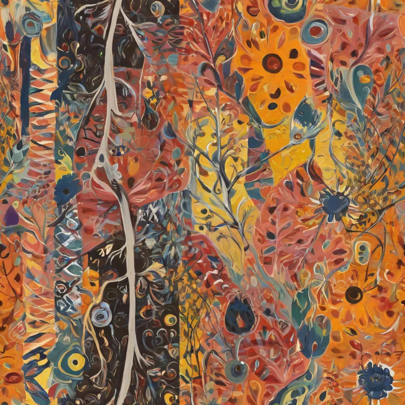 Close-up of the print