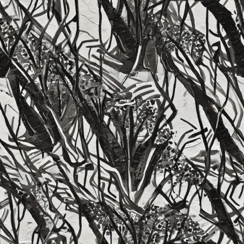 Close-up of the print