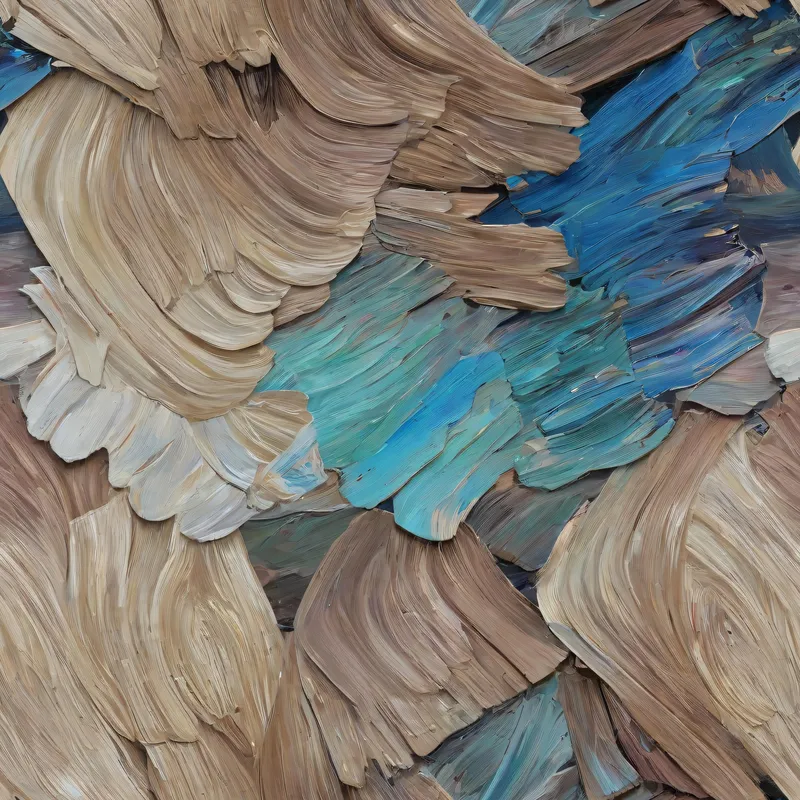 Close-up of the print