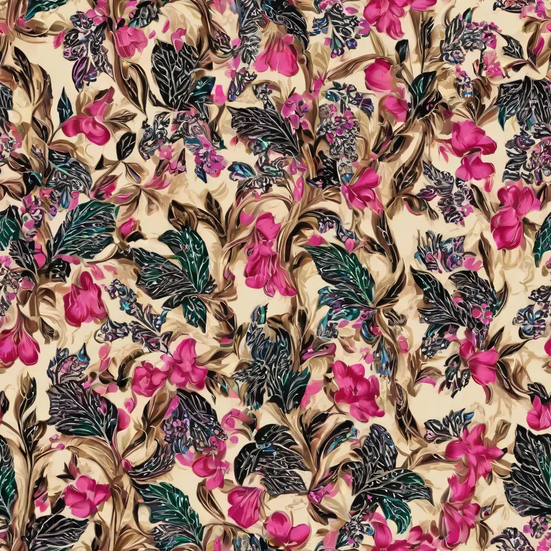 Close-up of the print