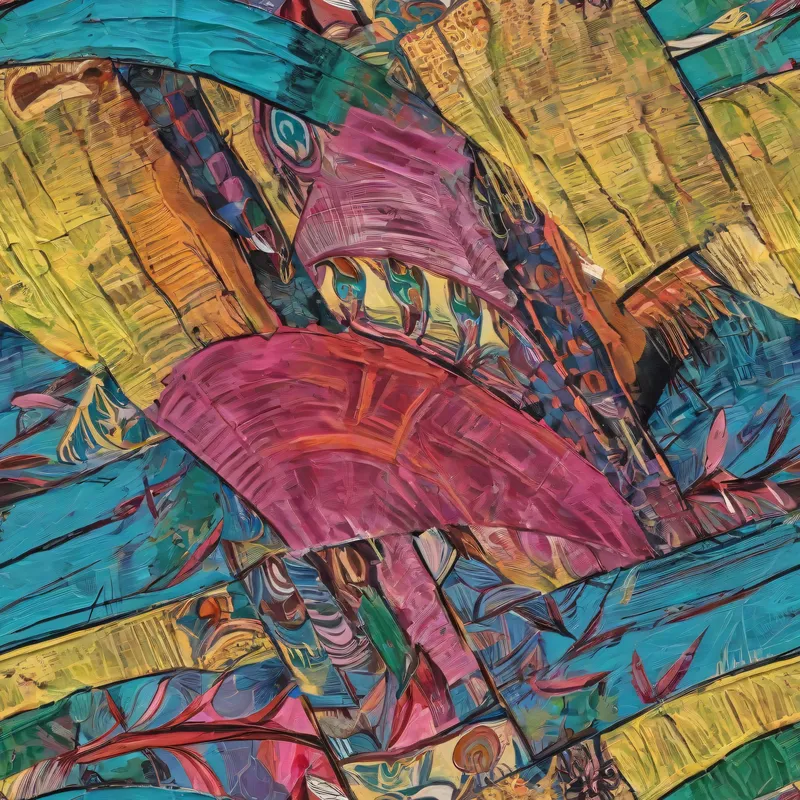 Close-up of the print
