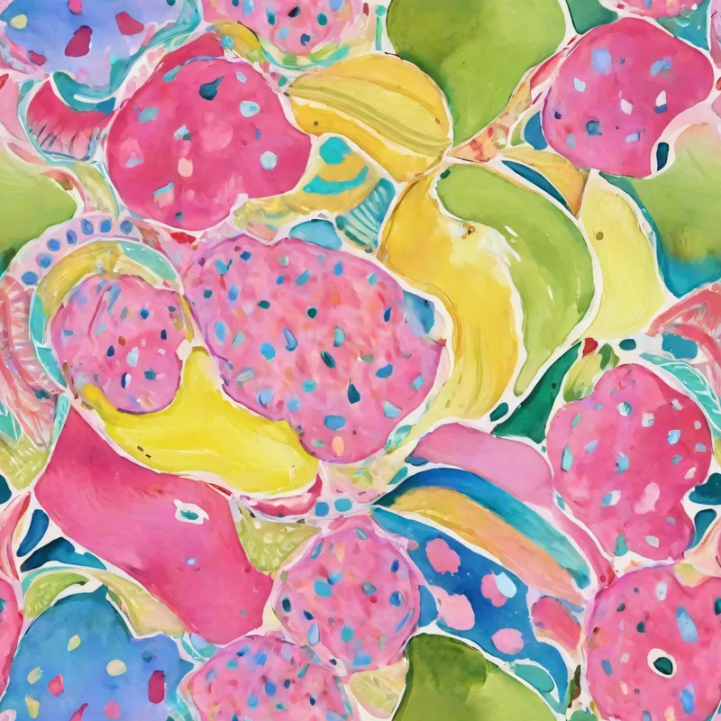 Close-up of the print