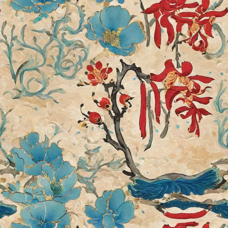 Close-up of the print