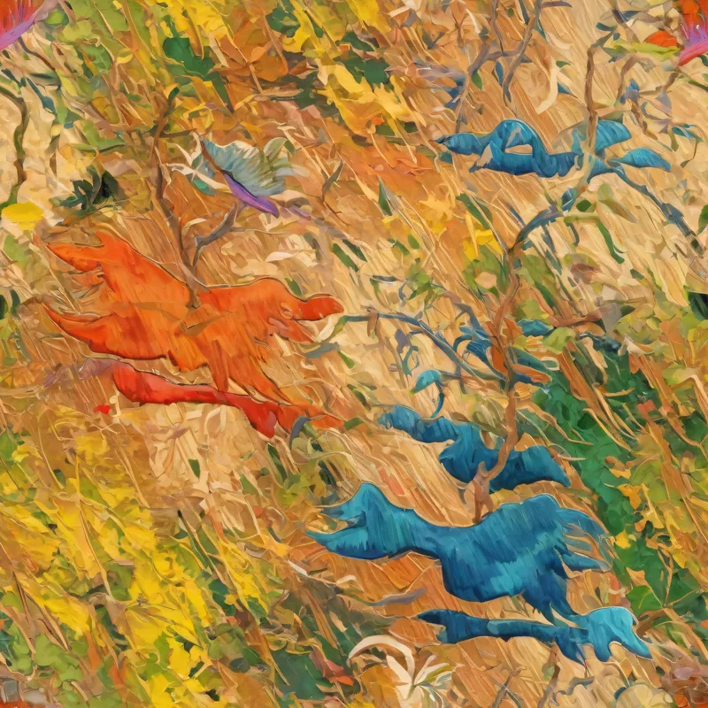 Close-up of the print