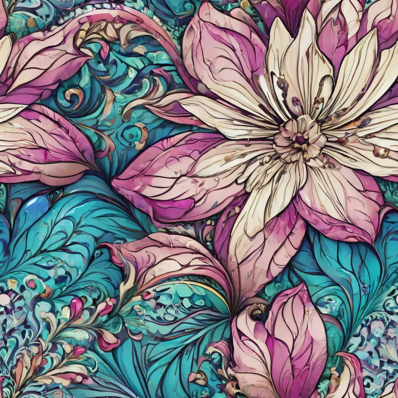 Close-up of the print