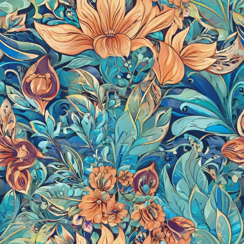Close-up of the print
