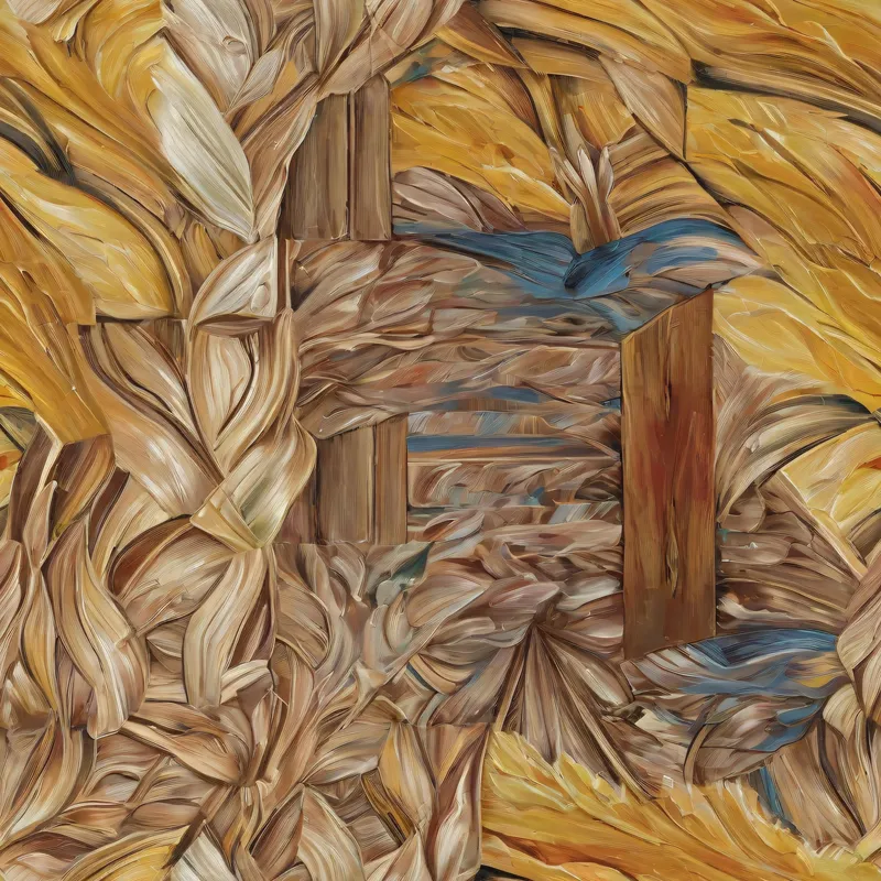 Close-up of the print