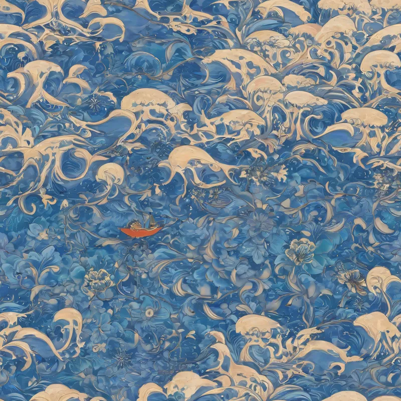 Close-up of the print