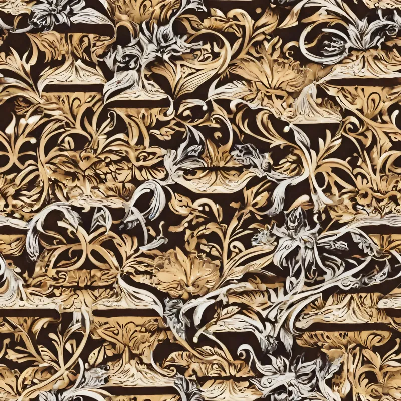 Close-up of the print