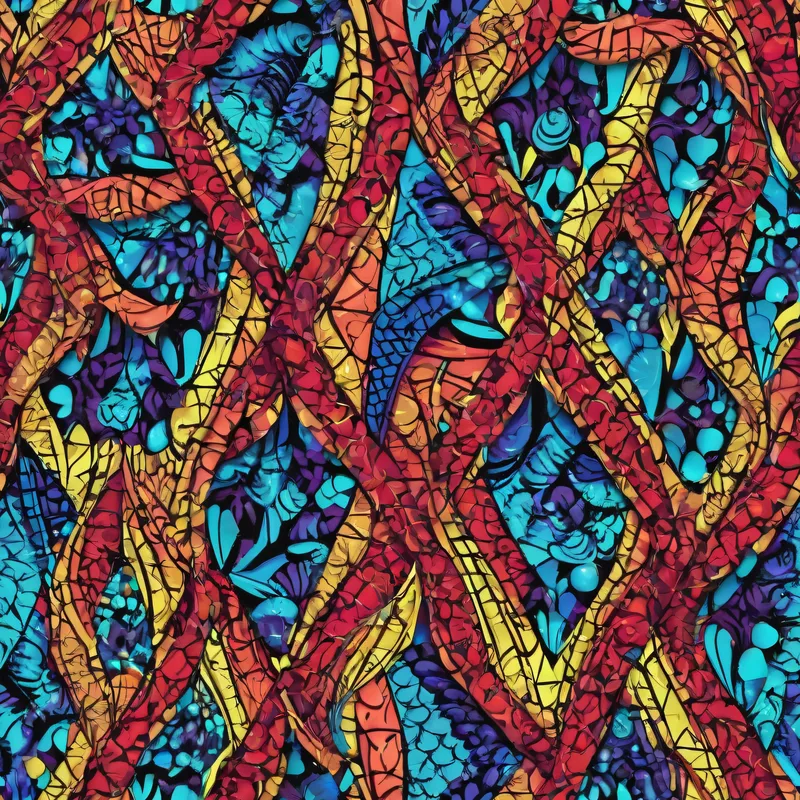 Close-up of the print