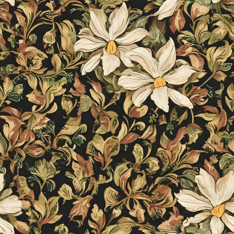 Close-up of the print