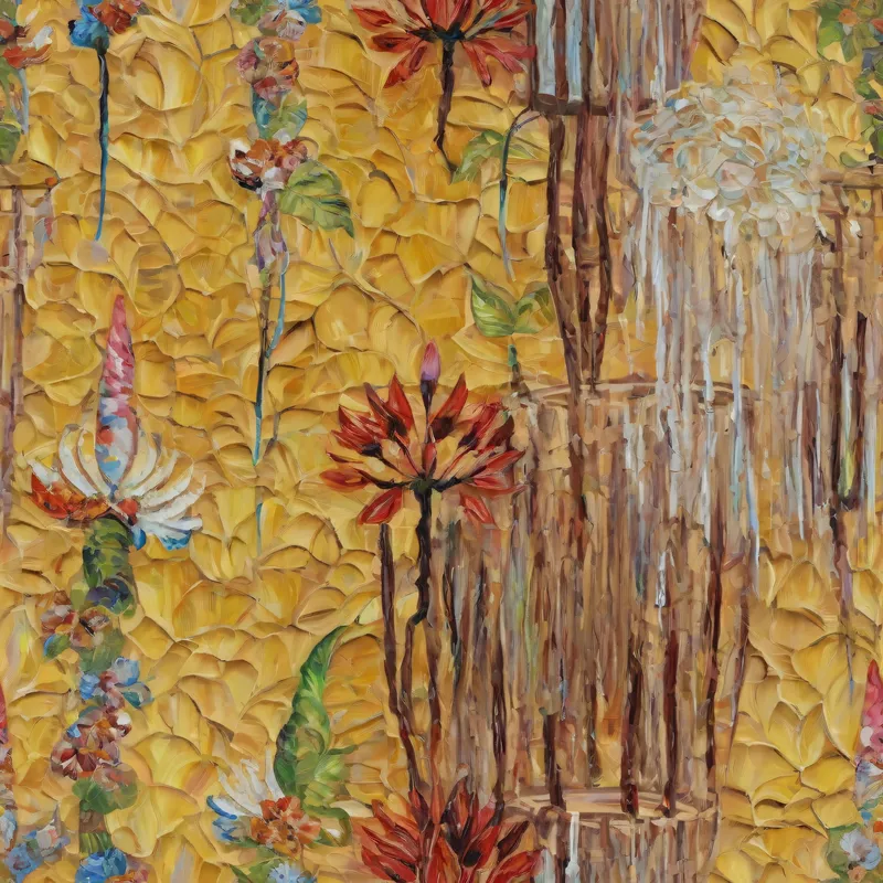 Close-up of the print