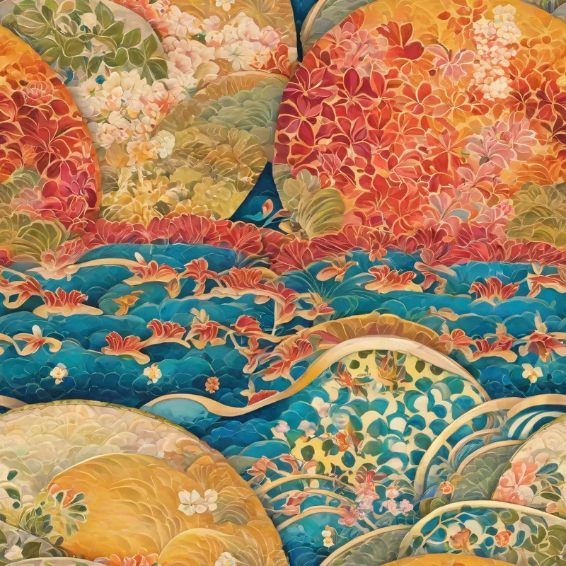 Close-up of the print