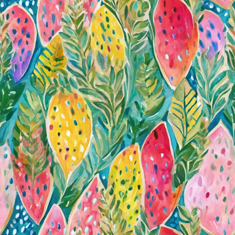 Close-up of the print