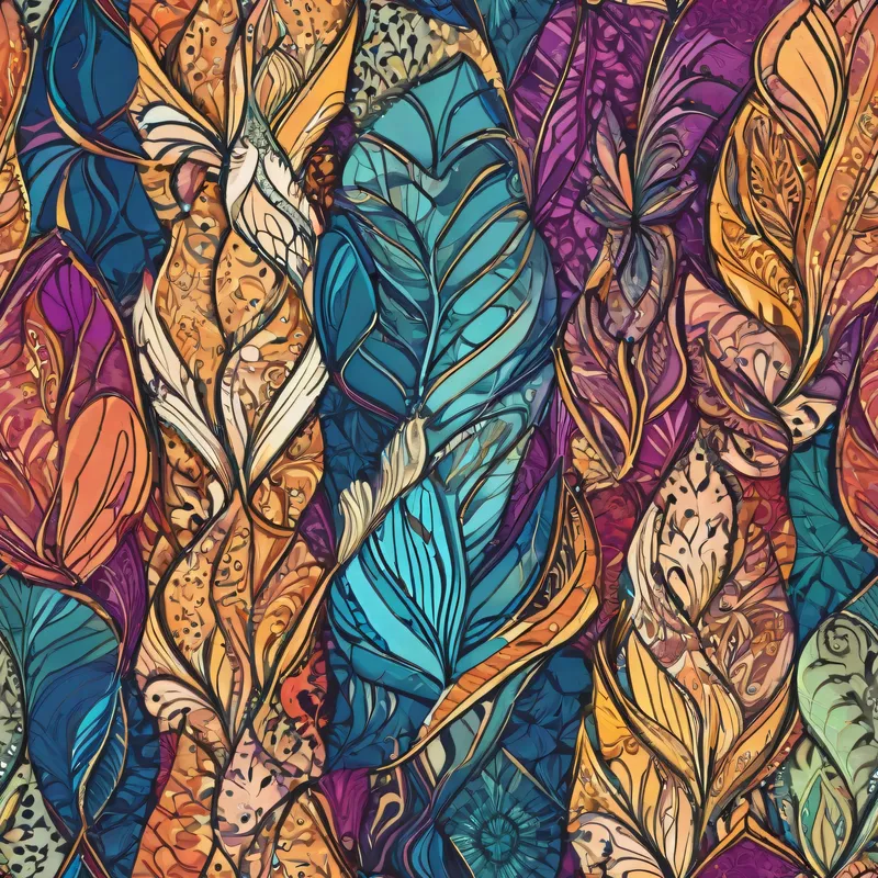 Close-up of the print