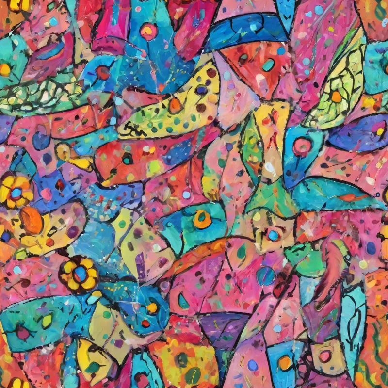 Close-up of the print