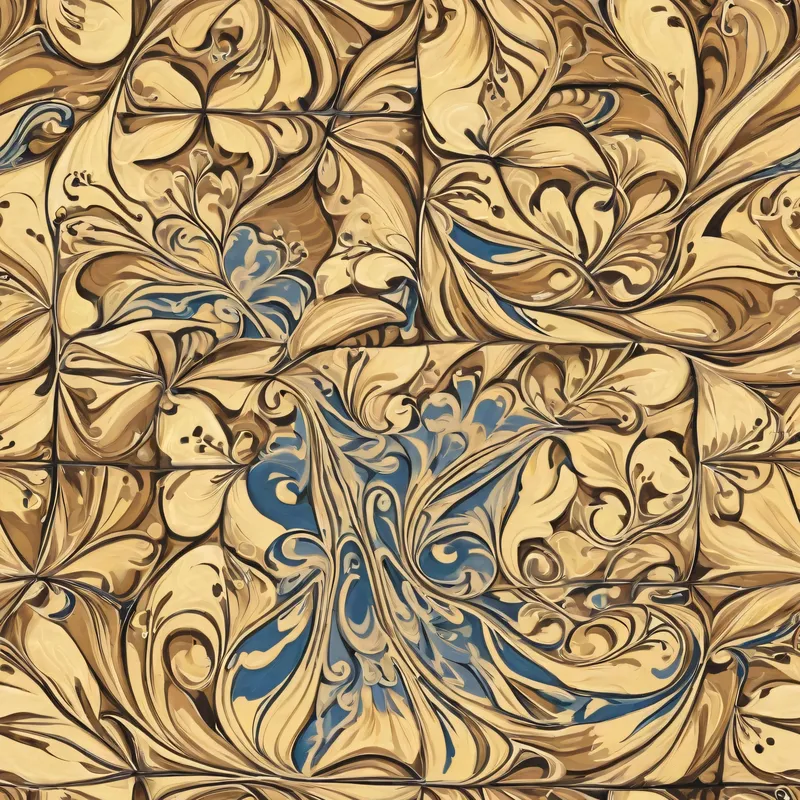 Close-up of the print
