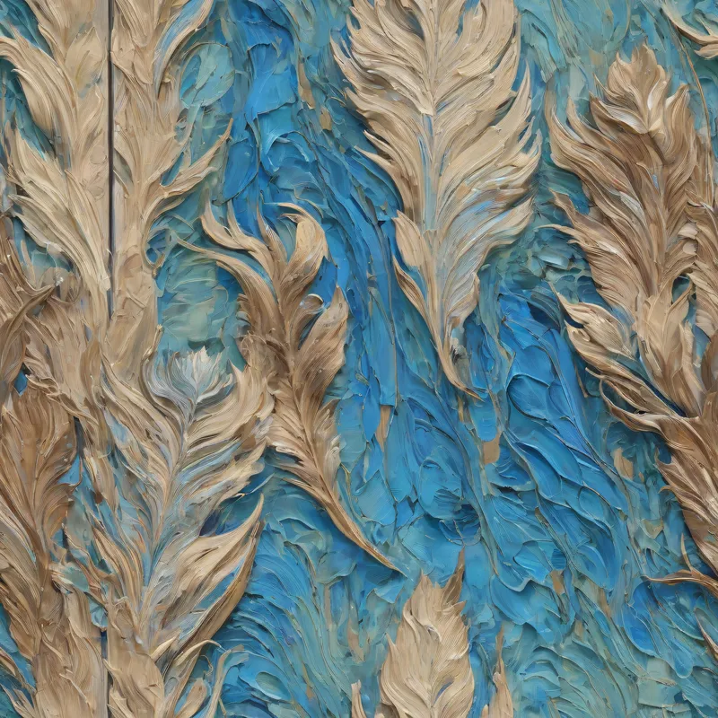 Close-up of the print