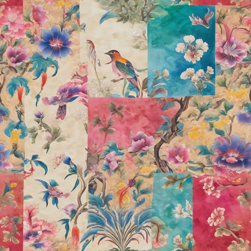 Close-up of the print