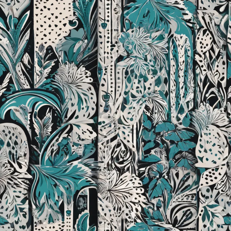 Close-up of the print