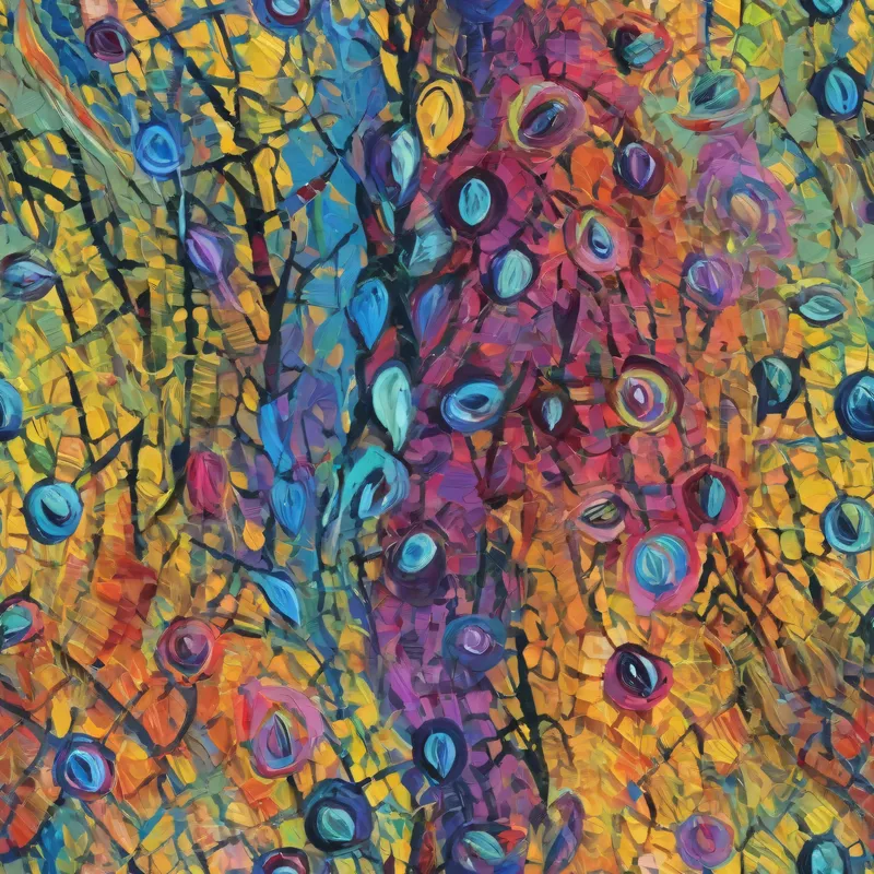 Close-up of the print