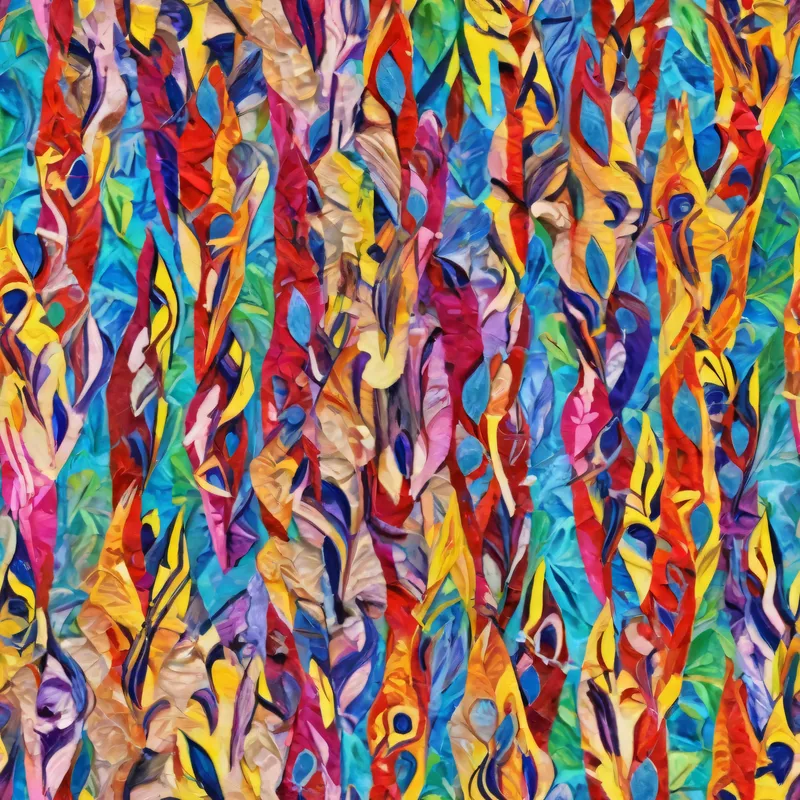 Close-up of the print